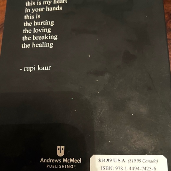 “ Milk and Honey “ Book of Poetry by: Rupi Kaur - Picture 4 of 4